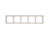 Рамка пластиковая Arlight FRM-NOBE-SFPL-5-CA 059462