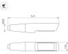 Уличный светильник Arlight OXOR-NOXT-EMP-545x100-35W Day4000 (BK, 120 deg, 230V) IP65 052479