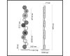 Торшер Odeon Light Caramella 5416/68FL