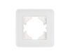 Рамка стеклянная на 1 пост Arlight FRM-OMALI-GS-1-WH 049648