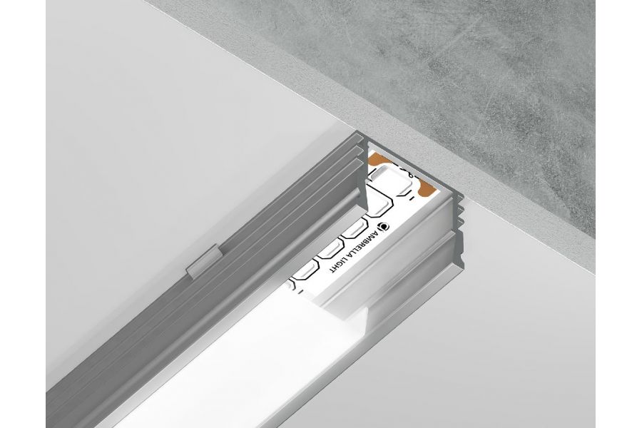 Алюминиевый накладной профиль Ambrella Light Alum Profile GP1750AL