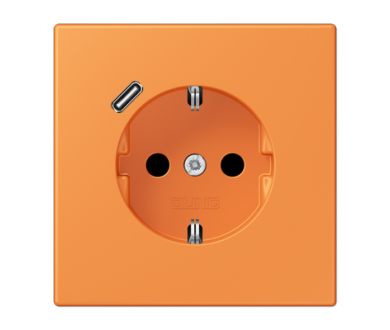 Розетка 2K+З USB Typ C Jung LC1520-18C225