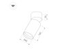Корпус накладного светильника Arlight SP-Polo-Surface-Flap-R65 024383(1)