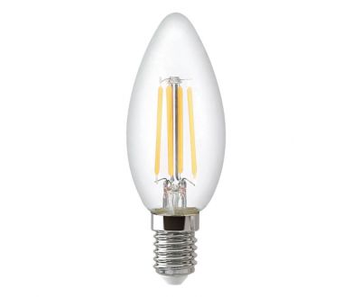 Купить Лампа светодиодная филаментная Thomson E14 5W 2700K свеча прозрачная TH-B2065 Лампа светодиодная филаментная Thomson E14 5W 2700K свеча прозрачная TH-B2065