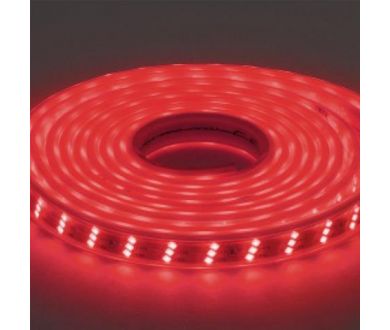 Светодиодная влагозащищенная лента Horoz 7W/m 180LED/m 2835SMD красный 50M 081-009-0001 HRZ00002733