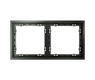 Рамка на 2 поста Voltum S70 VLS100206 (титан)
