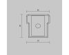 Комплект заглушек для профиля 26×26 2шт Maytoni Led Strip ALM-2626-EC 642060