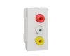 Розетка 3xRCA Schneider Electric Unica New Modular NU343118