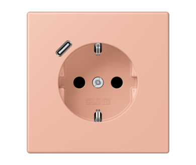 Розетка 2K+З USB Typ C Jung LC1520-18C231