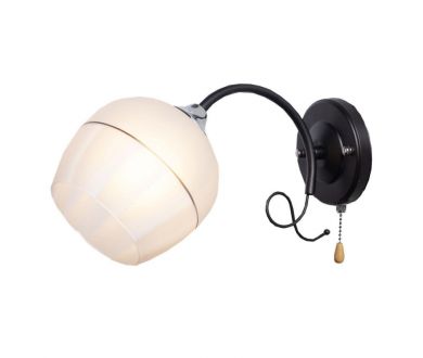 Бра IMEX MD.3314-1-W BK+CH