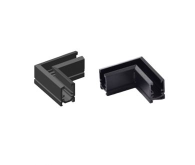 Коннектор угловой для накладного магнитного шинопровода Arlight MAG-MICROCOSM-CON-L90 (BK) (IP20 Металл) 062218