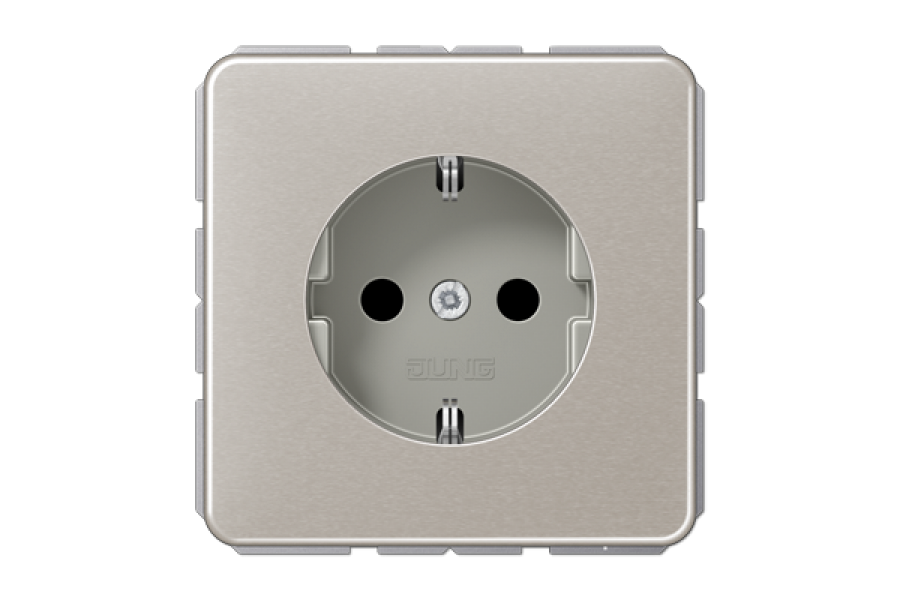 Розетка штепсельная Schuko Jung CD1520KIPT