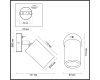 Спот Odeon Light Caucho Minima 7061/1W