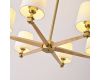 Люстра на штанге ImperiumLoft Stavra Jorgenson White/Light Wood 203575-26