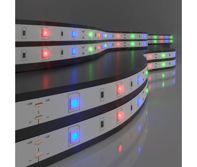 Светодиодная лента Elektrostandard 12V 7,2W 30Led 5050 IP20 RGB, 5м 4690389040160