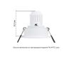 Встраиваемый светильник Arte Lamp Act Mini A3536PL-1WH