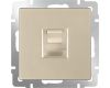 Розетка Werkel Ethernet RJ-45 шампань W1181011 4690389157479
