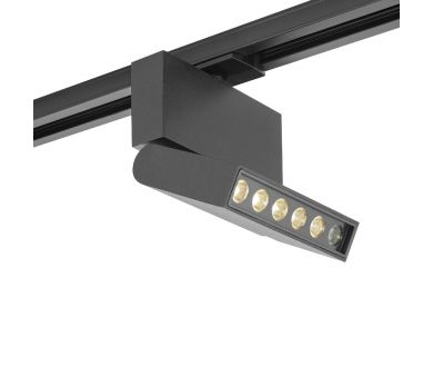 Трековый однофазный светильник AM Group AM330 12W BK 4000K