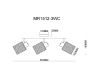 Спот MyFar Cathy MR1512-3WC