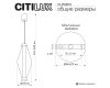 Подвесной светильник Citilux Tanna CL253010