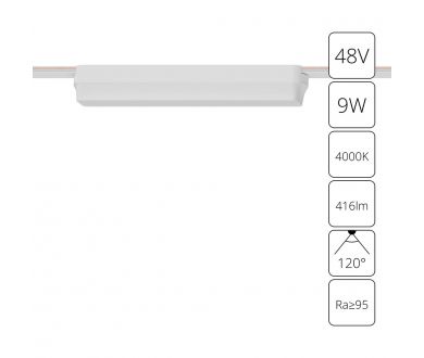 Трековый магнитный светильник Arte Lamp Rapid A6153PL-1WH