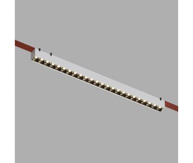 Трековый однофазный светильник Denkirs Belty Grill DK5573-WB