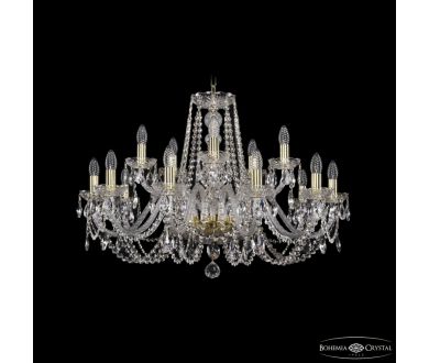 Подвесная люстра Bohemia Ivele Crystal 1402/10+5/300 G