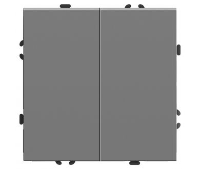 Выключатель двухклавишный Stekker RSW10-5104-10 Эмили 49944