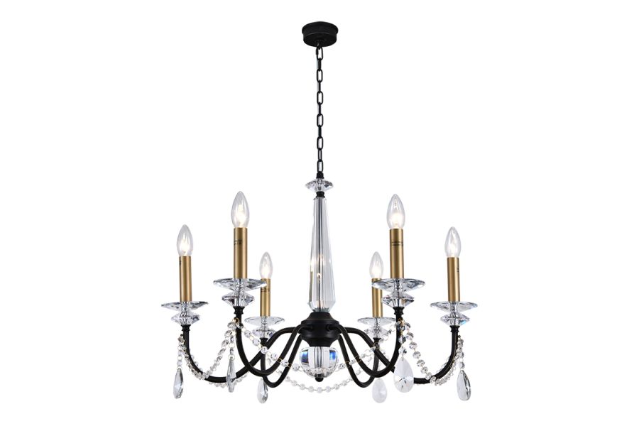 Подвесная люстра Newport 3976/C black+brass М0071828