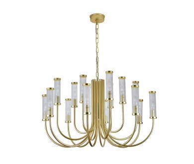 Подвесная люстра Newport 4558+4+4/C mat.gold М0071545