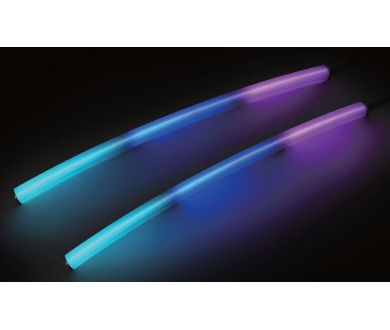 Светодиодная лента герметичная Arlight SPI MOONLIGHT-BLACK-TOP-G180-D25mm 12V RGB-PX2 (21.6 W/m, IP65, 5m, wire x1) 044932