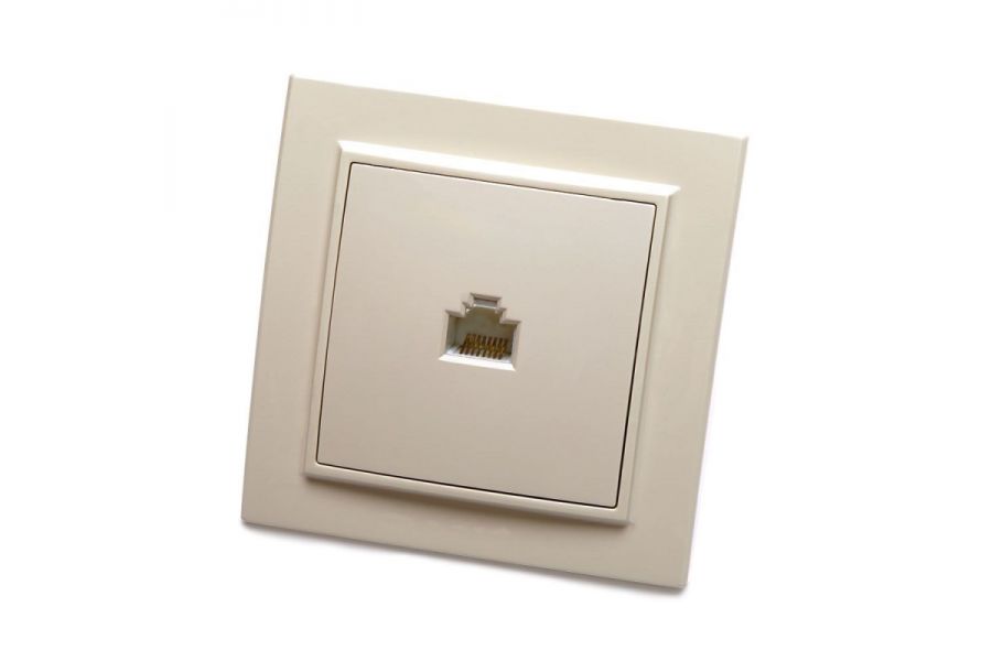 Розетка компьютерная 1-местная Stekker PST00-9007-02 RJ-45 39233