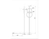 Торшер Arte Lamp Fluido A3913PN-24BK