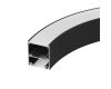 Алюминиевый профиль Arlight SL-ARC-5060-D1000-A90 Black (дуга 1 из 4) 029268