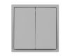 Выключатель перекрёстный 2 кл софт-тач никель Arlight SWT-MKX2-SFPL-IS (250V, 10A) 061794(1)
