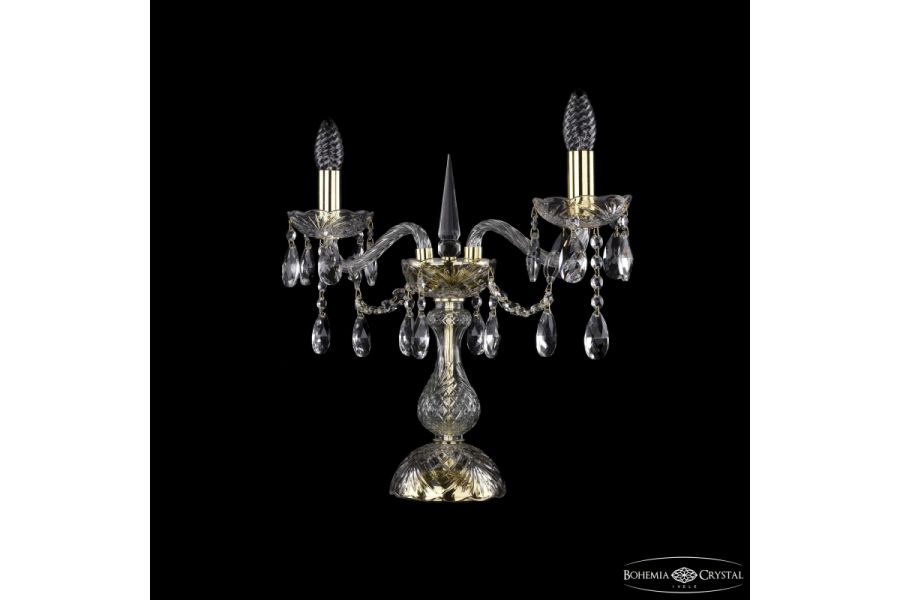 Настольная лампа Bohemia Ivele Crystal 1413L/2/141-39 G
