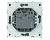 Выключатель двухклавишный Stekker Эмили RSW10-5116-10 платиново-серый soft touch 50823
