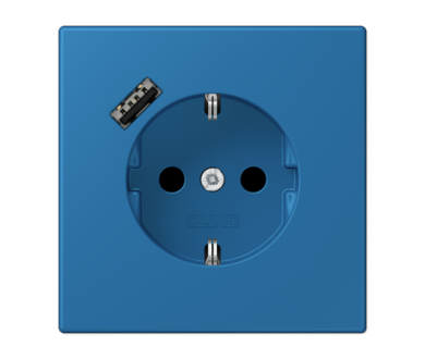 Купить Розетка 2K+З USB Typ A Jung LC1520-18A211 Розетка 2K+З USB Typ A Jung LC1520-18A211