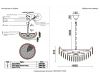 Подвесная люстра Crystal Lux HEDONIST SP24