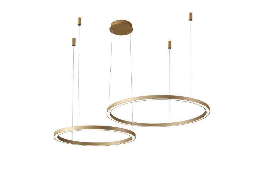 Подвесная люстра Crystal Lux FORTUNA SP123W LED GOLD