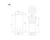 Светильник Arlight ART-PELURU-GROUND-R23-1W Warm2700 (GR, 30 deg, 24V) (IP67 Металл) 057838