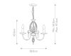 Подвесная люстра Elstead Lighting AG3-AGED-BRASS