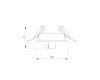 Чаша потолочная встраиваемая Arlight SPX-CANOPY-R60-C4 (BK) 046020