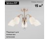 Потолочная люстра Eurosvet Ellene 30149/5 золото