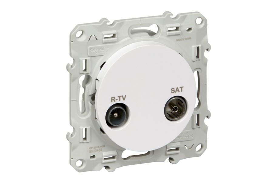 Розетка R-TV/SAT Schneider Electric Odace S52R456
