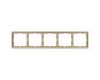 Рамка пластиковая Arlight FRM-NOBE-SFPL-5-GD 054229