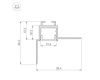 Профиль Arlight ARH-CEIL-S16-FANTOM-EDGE-2000 ANOD 034979
