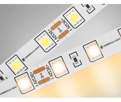 Светодиодная лента Ambrella Light LED Strip 12В 5050 14,4Вт/м 3000K 5м IP20 GS2001