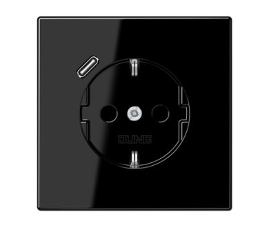 Купить Розетка 2K+З USB Typ C Jung LS1520-18CSW Розетка 2K+З USB Typ C Jung LS1520-18CSW