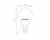 Светодиодная лампа Elektrostandard Mini Classic LED 7W 3300K E14 матовое стекло 4690389041525